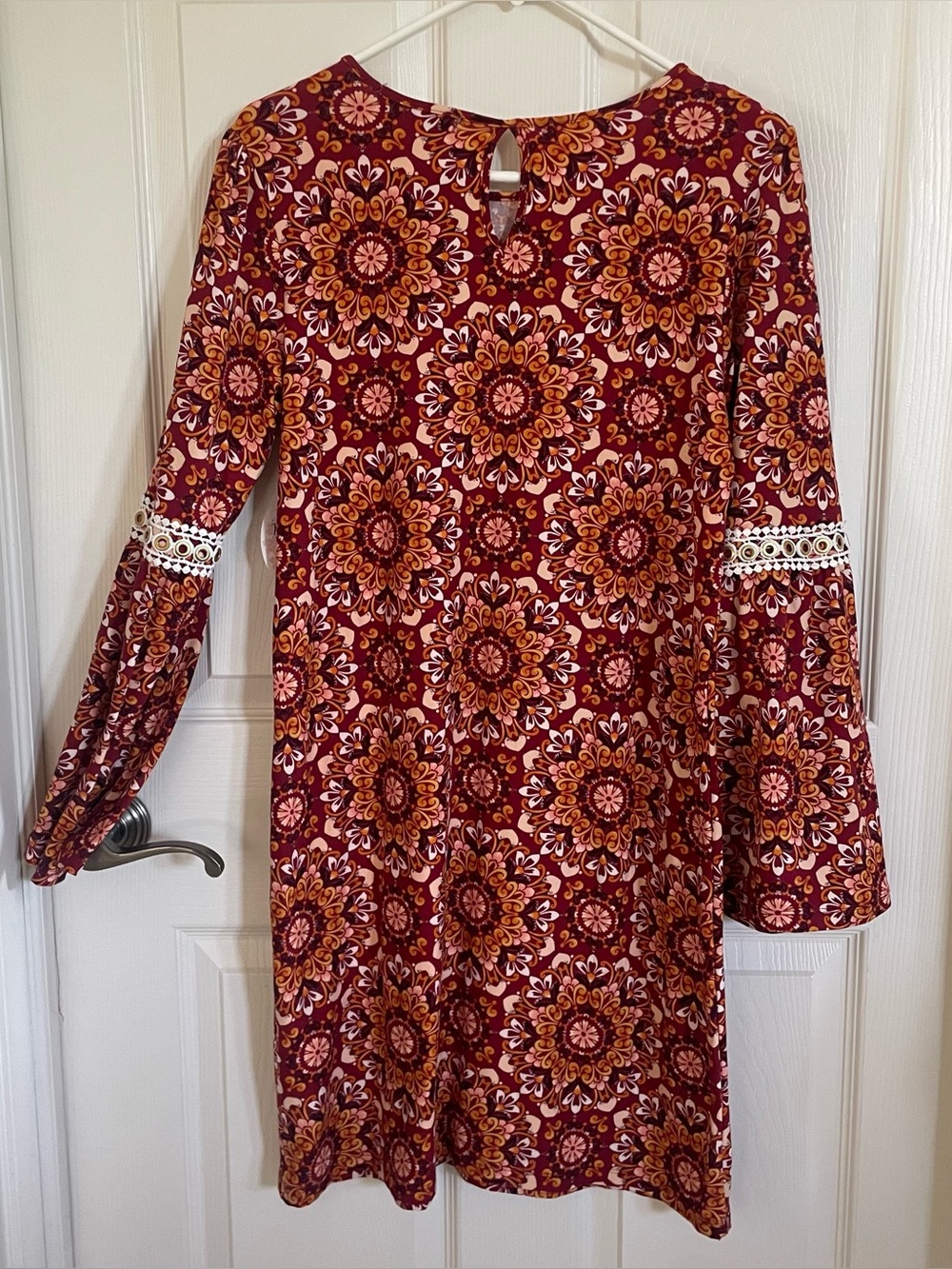 NWT Harlow & Rose Retro Style Long Sleeve Hippie Dress size S - Picture 12 of 12